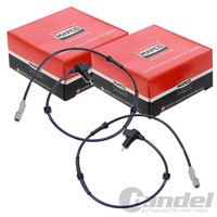 2X Mapco ABS-SENSOR Raddrehzahl Hinten Passend FüR CitroËN Berlingo Peugeot Part