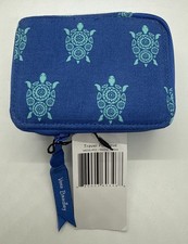 Pilulier de voyage Vera Bradley neuf avec étiquette - motif tortue marine tortue de mer retraité