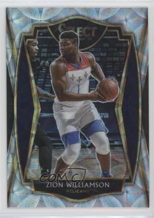 2020-21 Panini Select Premier Level Scope Prizm Zion Williamson #126 0z6
