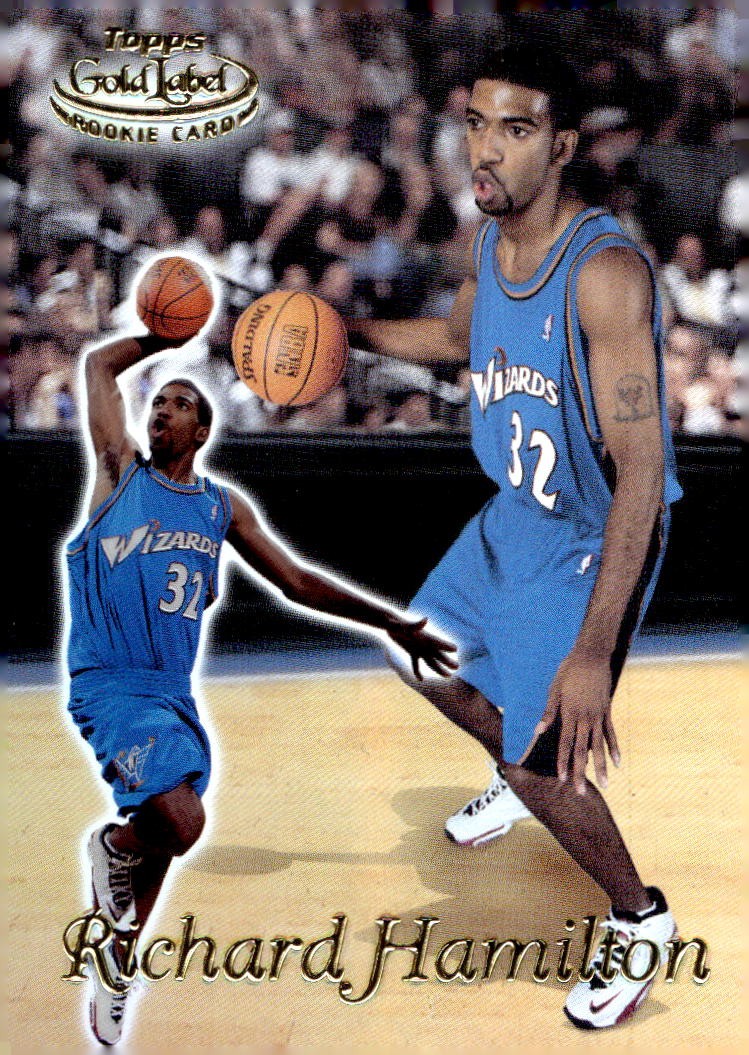 1999-00 Topps Gold Label #92 Richard Hamilton Rookie RC