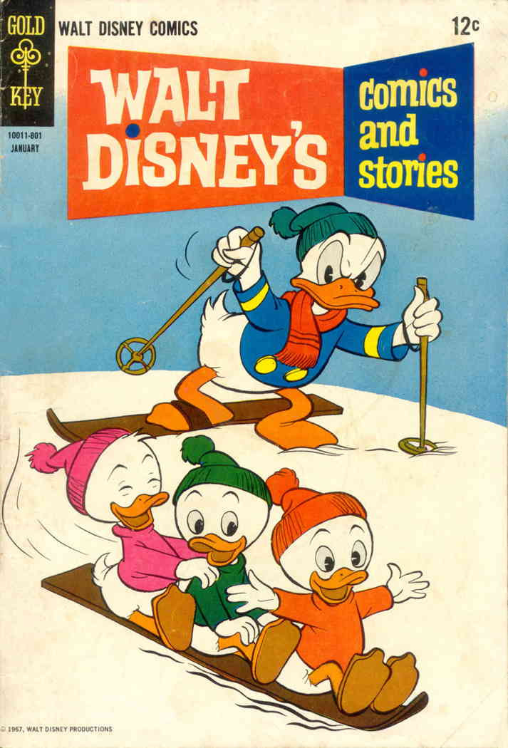 Walt Disney Comics and Stories 328 FN Gold Key Jan 1968 Donald Duck