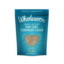 Wholesome Sweeteners 24-Ounce Organic Raw Cane Turbinado 24 Ounce (Pack of 1) 
