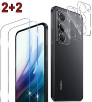 2X Schutzglas + 2X Kameraschutz Xiaomi Redmi 15 5G/ 4G Panzerfolie Glas Full 9H