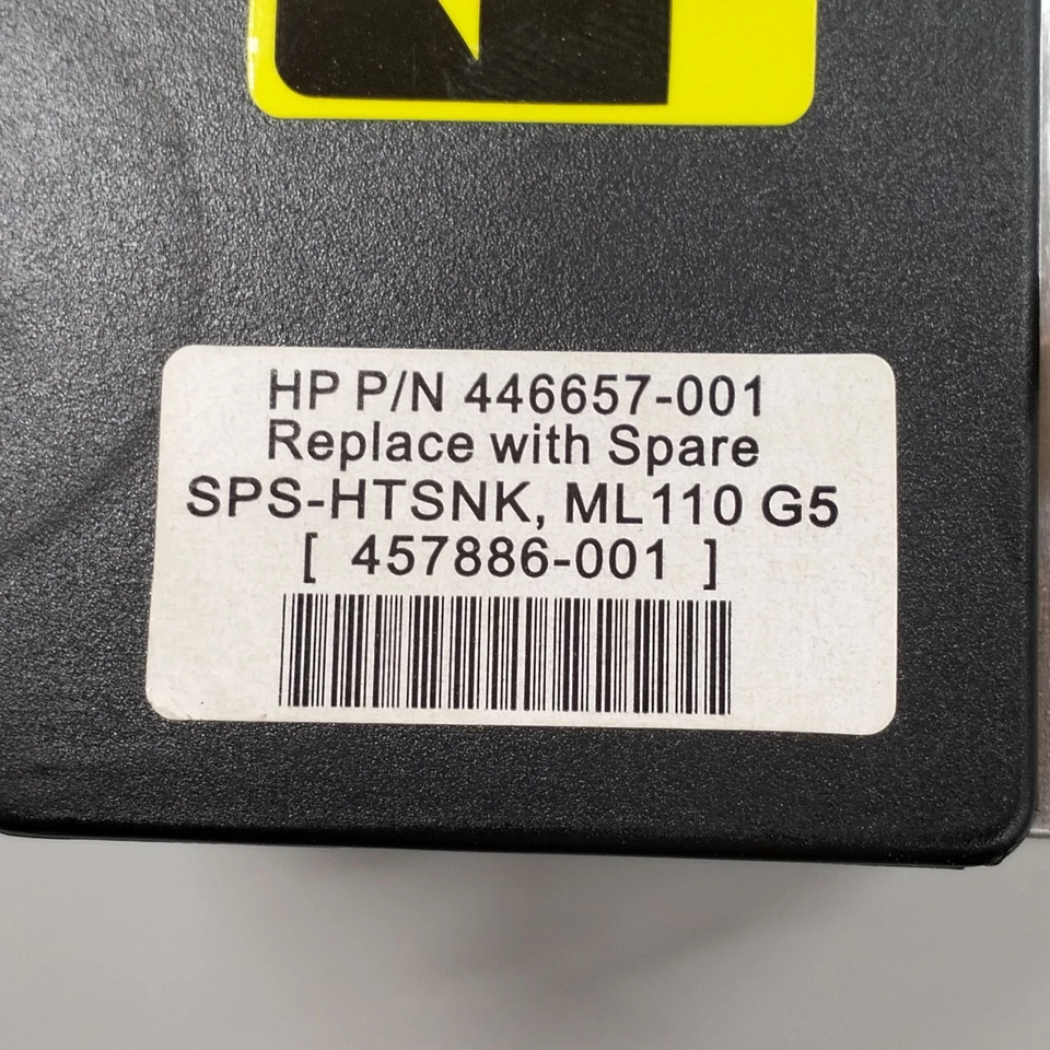 Genuine HP ProLiant ML110 G5 Server CPU Fan + Heatsink 446657-001 457886-001 - Image 2 of 4