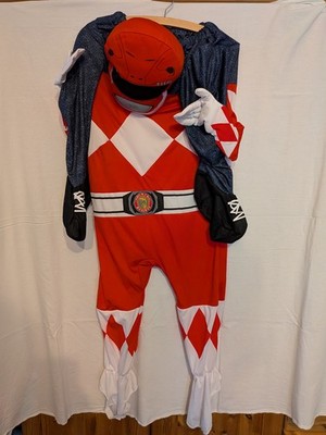 Carry Me Faschingskostüm Powerranger rot - Erwachsene - One Size - sehr GUT!
