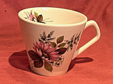 VINTAGE LORD NELSON 1950'S CONICAL FLORAL TEA CUP EXCELLENT CONDITION