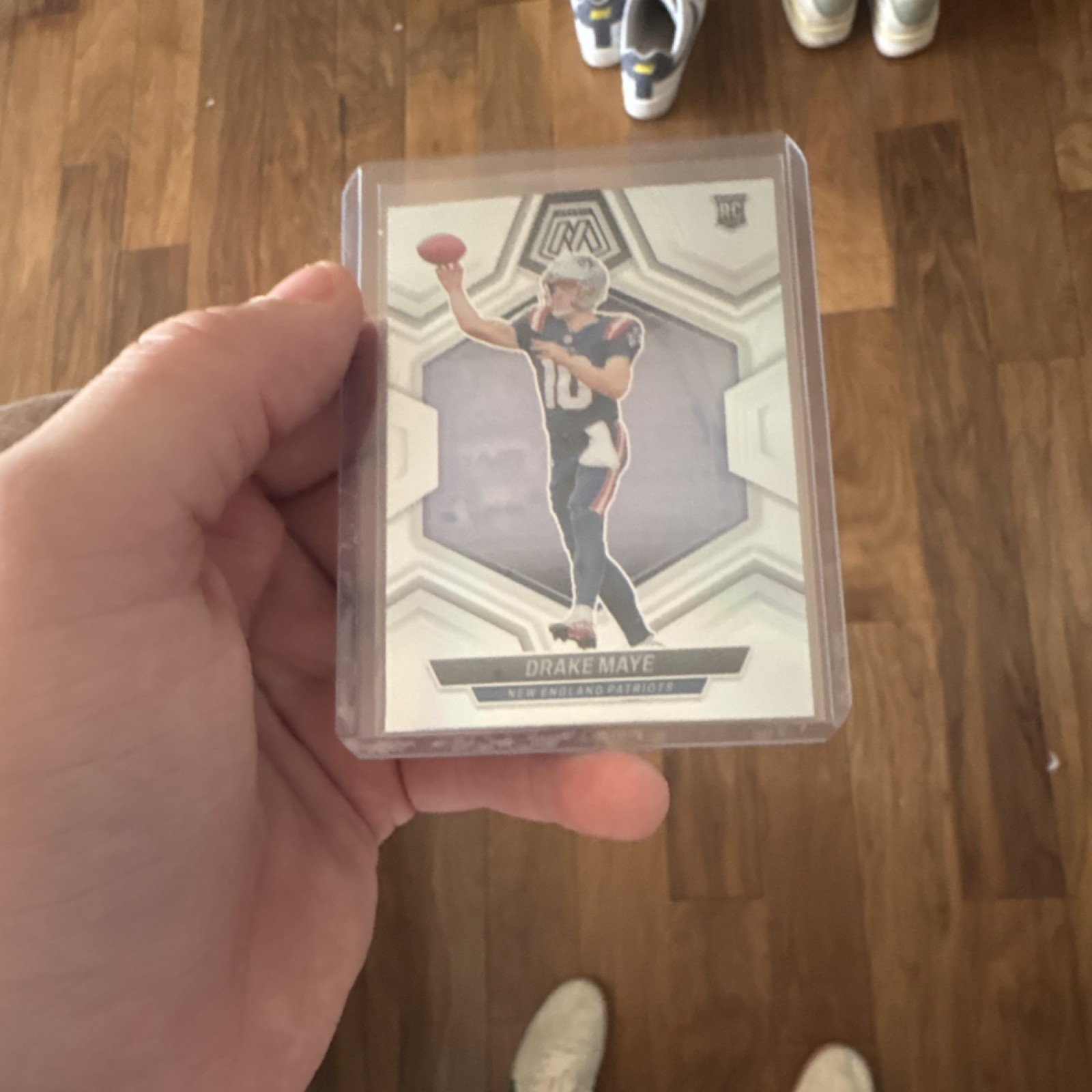 2024 Panini Mosaic Football Drake Maye Silver Rookie Card MINT