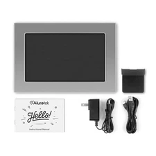 20% Off Free Shipping: 10"Silver Digital Picture Frame w/Built in WIFI 1080P Res