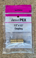 New Apollo PEX 1/2" x 1/2" Coupling 259-713 Brass Barb Fitting Free US Shipping
