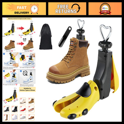 Adjustable Shoe Stretcher for Men & Women - Boot & Shoe Tree for Wide Feet