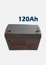 BATTERIA 120AH 12V GeL FOTOVOLTAICO PANNELLI ENERGIA SOLARE NAUTICA CAMPER