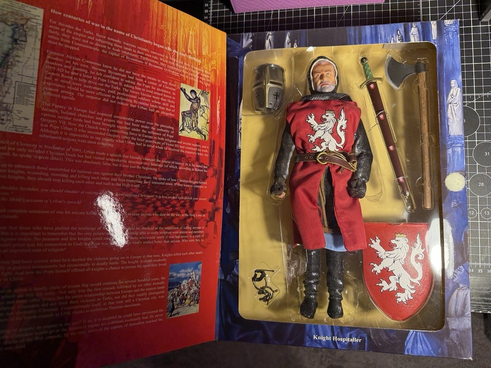 IGNITE 12” CRUSADE Hospitaller KNIGHT Action Figure Connery 1/6th ...