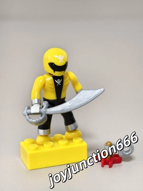 Mega Bloks POWER RANGERS Warrior Rangers Building Blocks Figure Toy Rare 1x/5x - Image 3 of 4