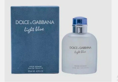 New Light Blue by Dolce & Gabbana 4.2 oz EDT Cologne for Men New In Box