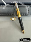 Montblanc Meisterstück 146 Fountain Pen Gold Trim w/ Leather Pouch Fast | Bid — photo 5