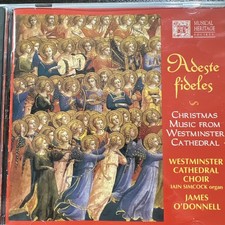 Adeste Fideles: Christmas Music From Westminster Cathedral CD 21 Tracks MHS
