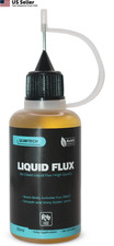 Liquid Solder Flux Dropper 30 ml/1 Oz. I RMA 30 ml, Amber