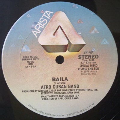 Love Childs Afro Cuban Blues Band - Baila / The Moon Is The Daughter Of The