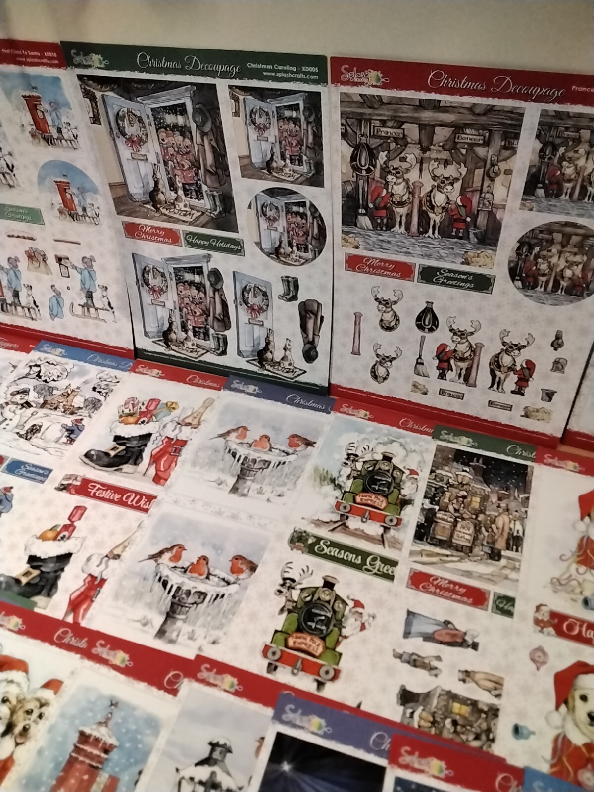 20 X Christmas Decoupage A4 Sheets Splash Crafts Bundle Joblot. eBay