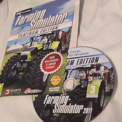 Landwirtschafts Simulator 2011 - Die Platinum Edition PC DVD ROM Videospiel. OHNE BOX