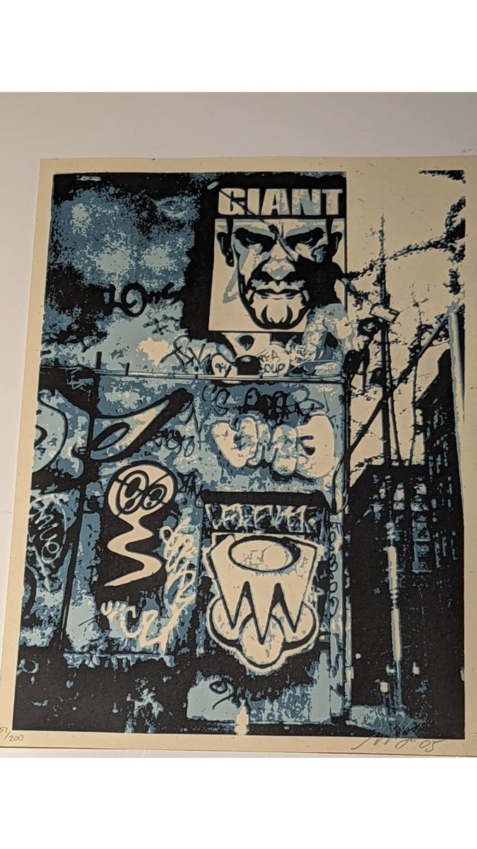 アート・デザイン・音楽 Post No Bills by Shepard Fairey shepard fairey signed numbered print Post No Bills 2005 9” X