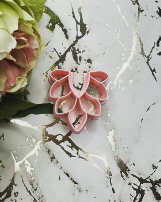 Blume Jakobsmuschel Polymer Ton Schneider | 3D-gedrucktes Ton Werkzeug | IrisCrafts7 UK