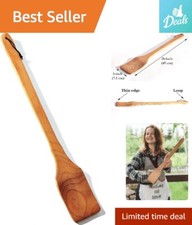 18-Inch Wooden Stir Paddle for Cooking in Big Pots - Heavy Duty Cajun Spatula
