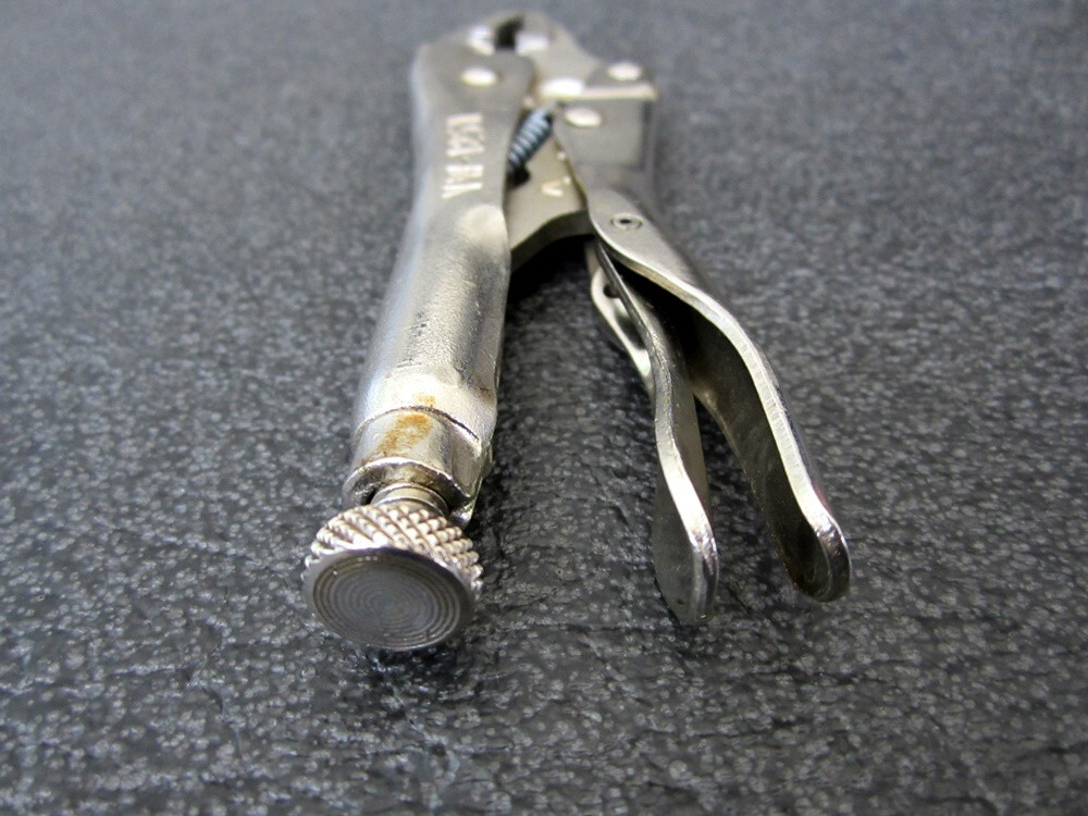 Vintage NOS Petersen Vise Grip 5WR Curved Jaw Locking Pliers Lobster VW-125N USA