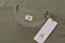 C.P. Company NWT Crew Neck Sweater Size 50 M In Light Green Double Face Vanise
