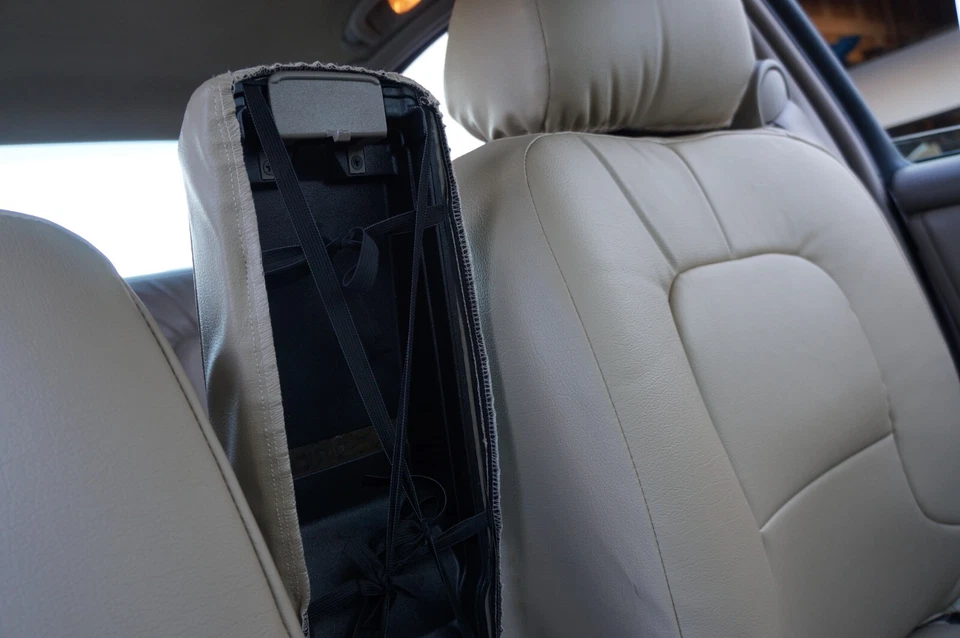 1997-99 BUICK PARK AVE IGGEE S.LEATHER CUSTOM FIT 2 FRONT SEAT COVERS 13 COLORS - Image 4 of 4