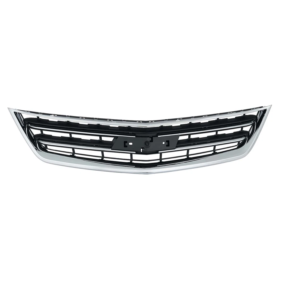 For 2014-2020 Chevrolet Impala Front Upper & Lower Grille Set Chrome Black 2PCS Foto 2 de 4