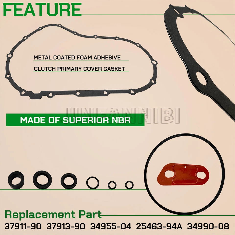 Kit de placas y juntas de acero de fricción de embrague para Harley Sportster 883 1200 2004-2019 Foto 4 de 4