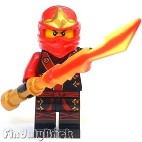 C119 Lego Ninjago Kai Ninja Minifigure & Legendary Blade of Fire Sword 70500 NEW