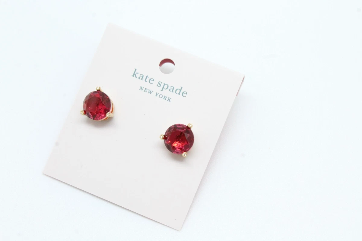 Kate Spade New York Rise and Shine Stud Earrings Fuchsia Red
