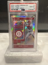 2020 Panini Chronicles - Contenders Optic Holo #9 Mike Trout PSA 10 LA Angels!