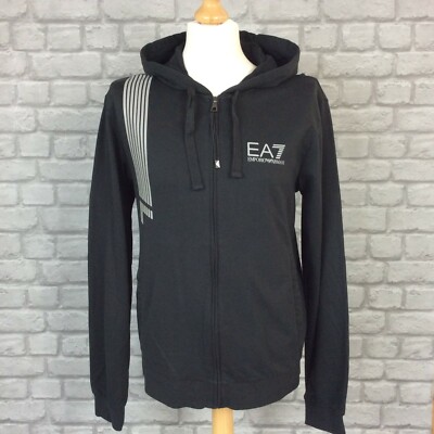 emporio armani ea7 7 lines reflective crew sweatshirt