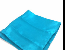  115 Countess Mara Mens Suit Solid Classic Blue Handkerchief Dress Pocket Square