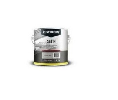 Rust-Oleum Lösemittelbasis Schwarz Satin Emaille 2,5L