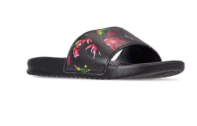 nike floral flip flops