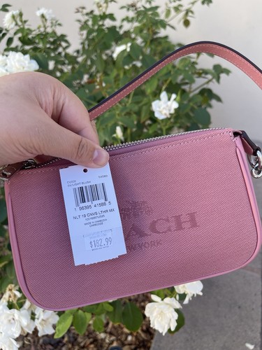 NWT Coach Nolita 19 CU002 Silver/light Blush Pink - Picture 12 of 12