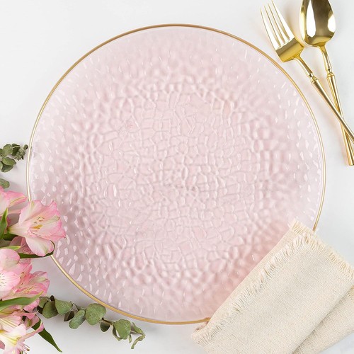 PARTY BARGAINS 13-Inch Disposable Chargers Plates for Elegant Dining - 16 Pack - Picture 4 of 6