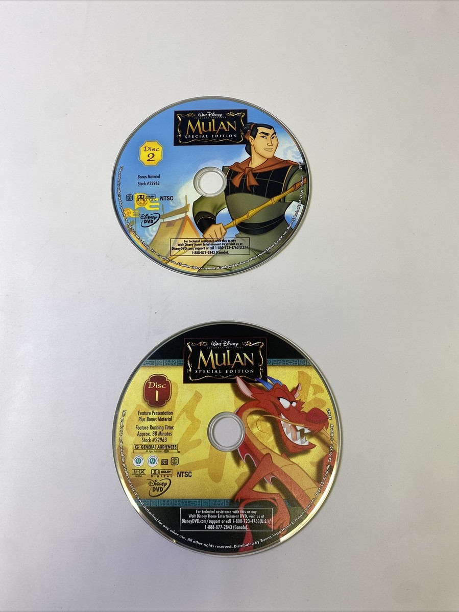 Mulan (DVD, 2004, 2-Disc Set, Special Edition) 786936157154| eBay