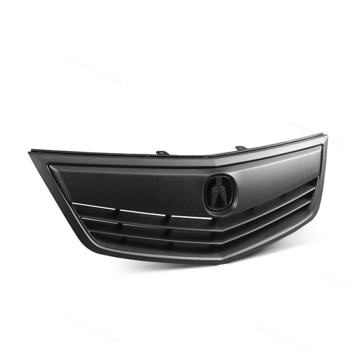 For 2011 2012 13 2014 Acura TSX Front Bumper Upper Mesh Grille Matte Black Grill - Picture 2 of 10