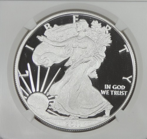 2011-W American Eagle 25th Anniv $1 NGC PF 70 ULT CAM Early Releases 1oz Silver - Picture 2 of 4
