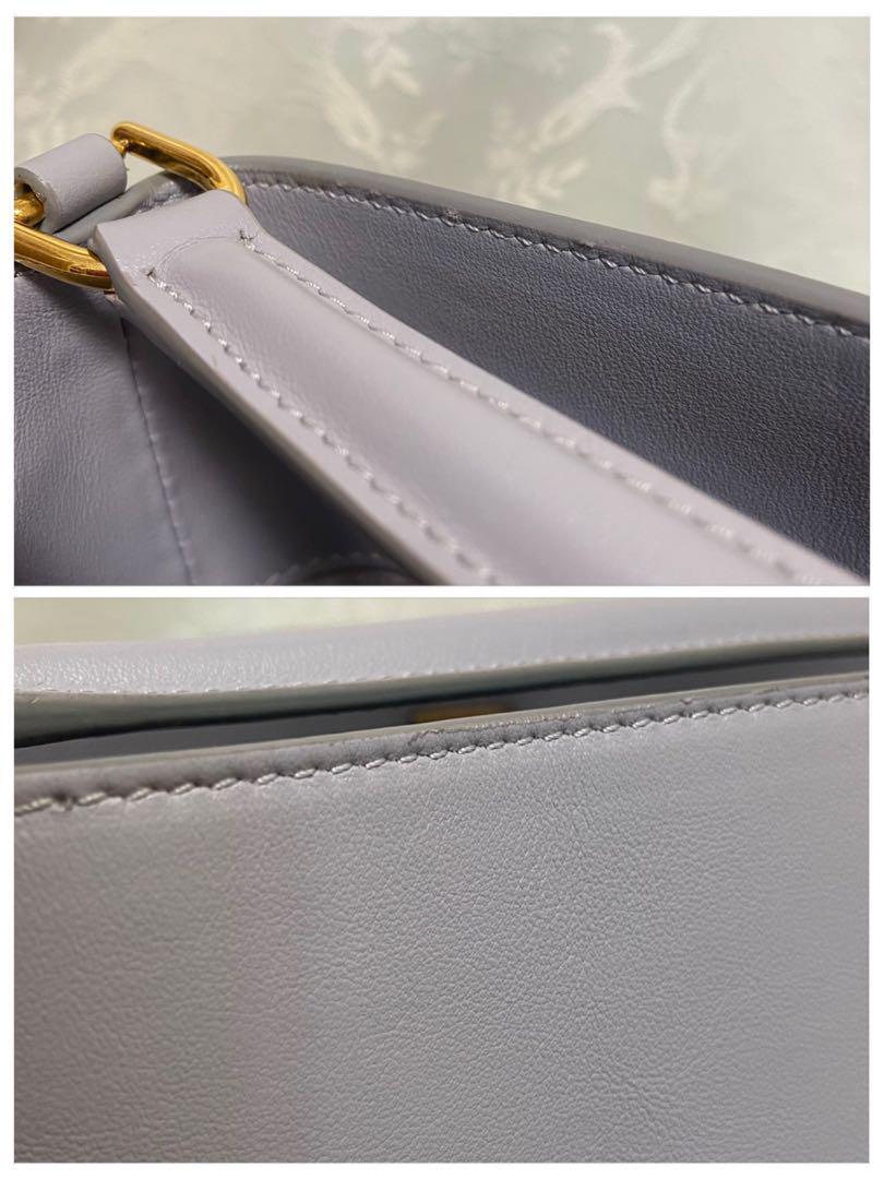 【美品】CELINE セリーヌ　ティーン　バケット16 2WAY バッグ　グレー 美品】CELINE セリーヌティーンバケット16 2WAY バッググレー