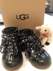 Baby Toddler Ugg Payten Star Lined Patent Boots Rain Snow 8.5 — photo 1
