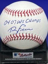 TERRY FRANCONA  BOSTON RED SOX 04, 07 WS CHAMPS   SIGNED OML BASEBALL