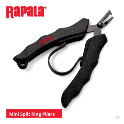 Rapala Mini Split Ring Zange - Hecht Barsch Bassforelle Lachsköder Meerangeln