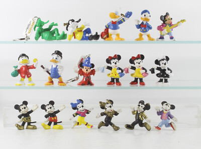 Micky Maus + Donald Duck === 17 x Walt Disney Mini Minis Bully / Bullyland