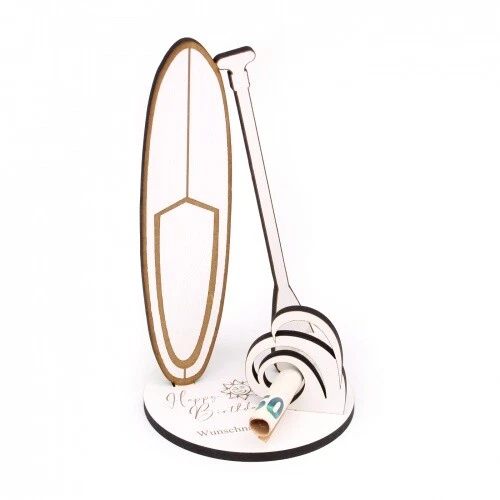 Money Gift Birthday Stand Up Paddling Personalised SUP Voucher Present